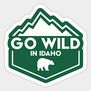 Go Wild in Idaho Sticker